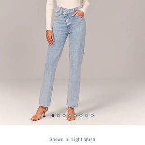 Abercrombie & Fitch 90s ultra high rise curve love jeans